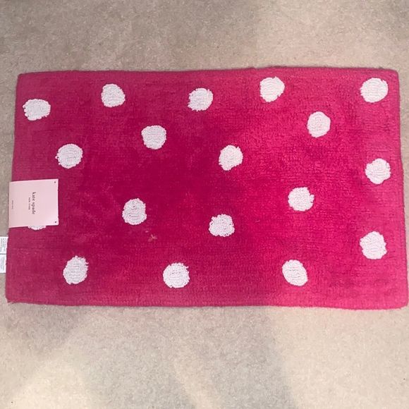 kate spade | Bath | Nwt Kate Spade Deco Dot Bath Rug | Poshmark